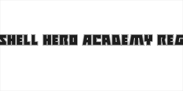Halfshell Hero Academy Regular Logo