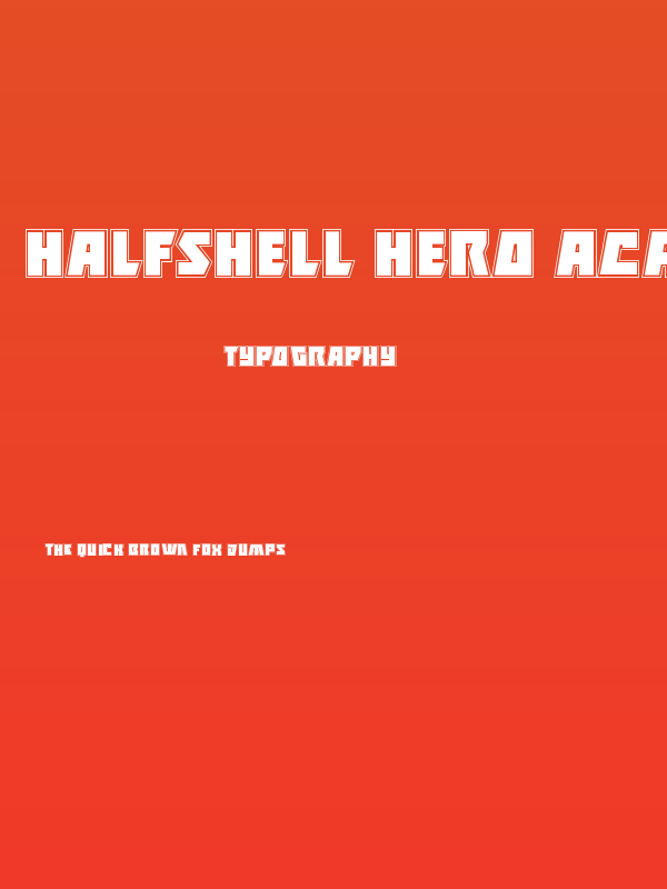 Halfshell Hero Academy Regular Poster