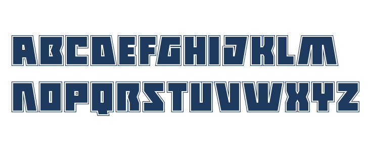 Halfshell Hero Academy Regular Lowercase