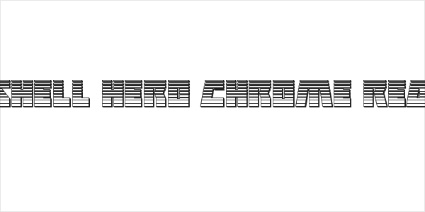 Halfshell Hero Chrome Regular Logo