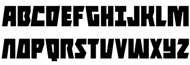 Halfshell Hero Condensed Polices MAJUSCULES