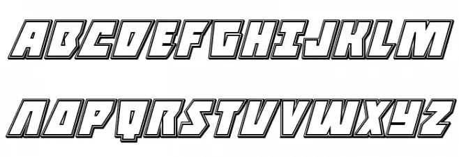 Halfshell Hero Engraved Italic Шрифта ВЕРХНИЙ