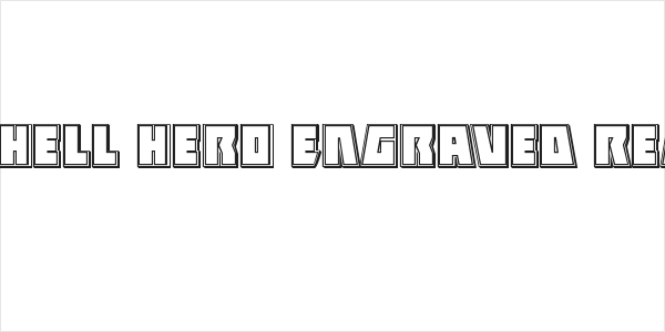 Halfshell Hero Engraved Regular Logo