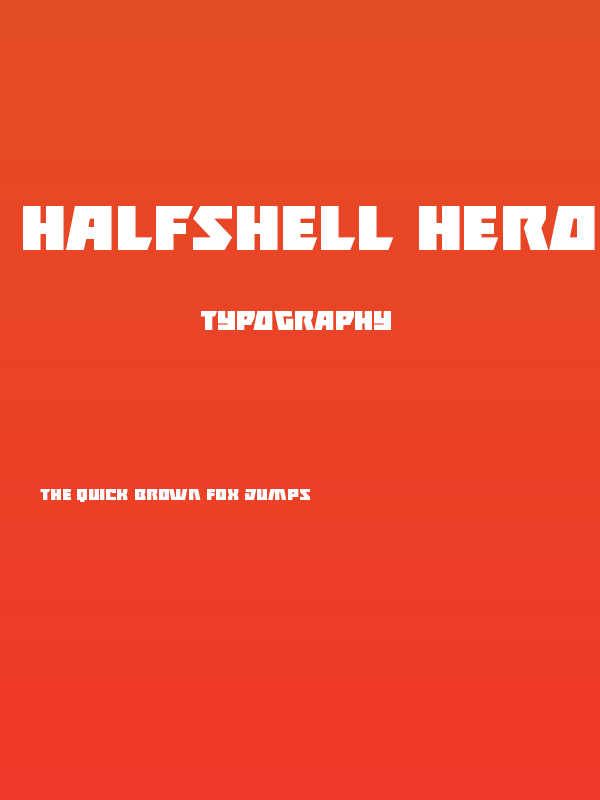 Halfshell Hero Expanded Poster