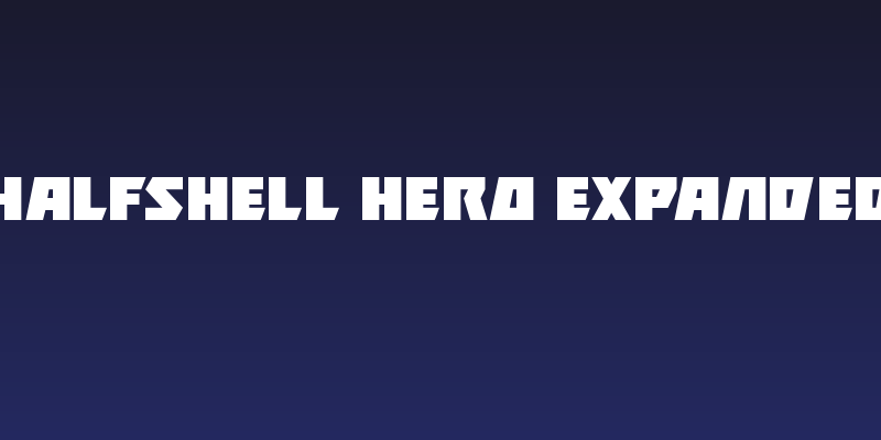 Halfshell Hero Expanded Social Header