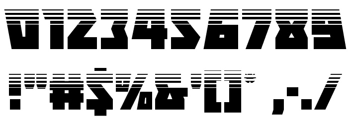 Halfshell Hero Half-Tone Regular Font OTHER CHARS