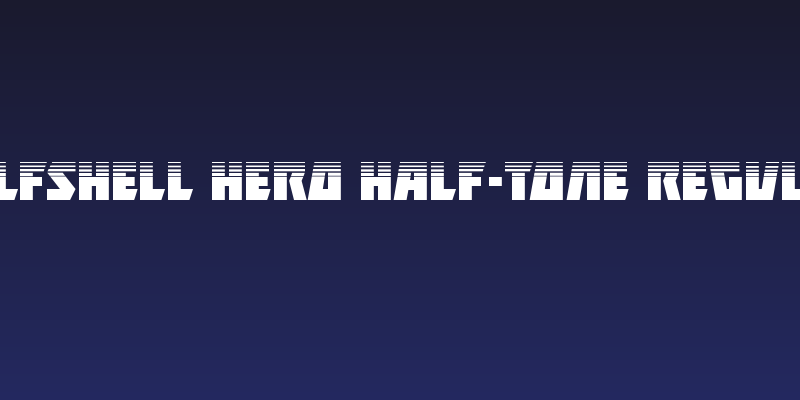 Halfshell Hero Half-Tone Regular Social Header