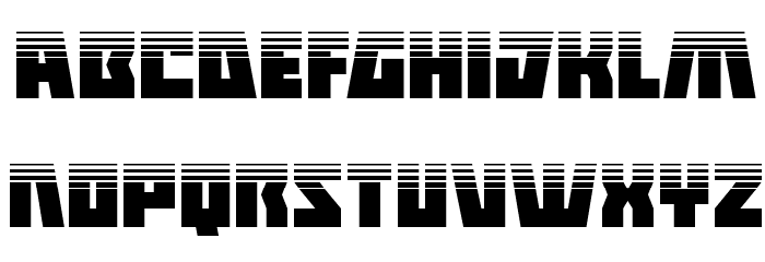 Halfshell Hero Half-Tone Regular Font LOWERCASE