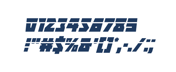 Halfshell Hero Laser Italic Other Characters