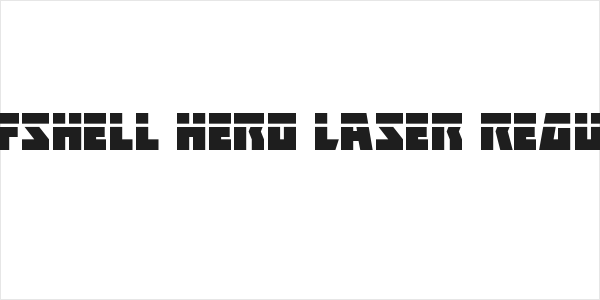 Halfshell Hero Laser Regular Logo