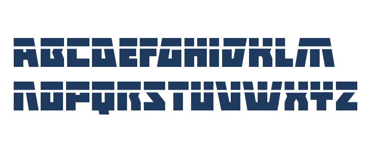 Halfshell Hero Laser Regular Lowercase