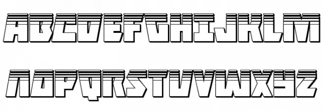 Halfshell Hero Platinum Regular Font Litere mari