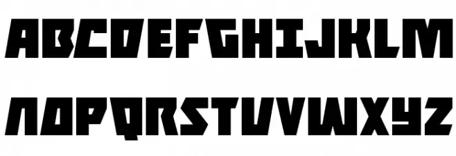 Halfshell Hero Regular 字体 大写