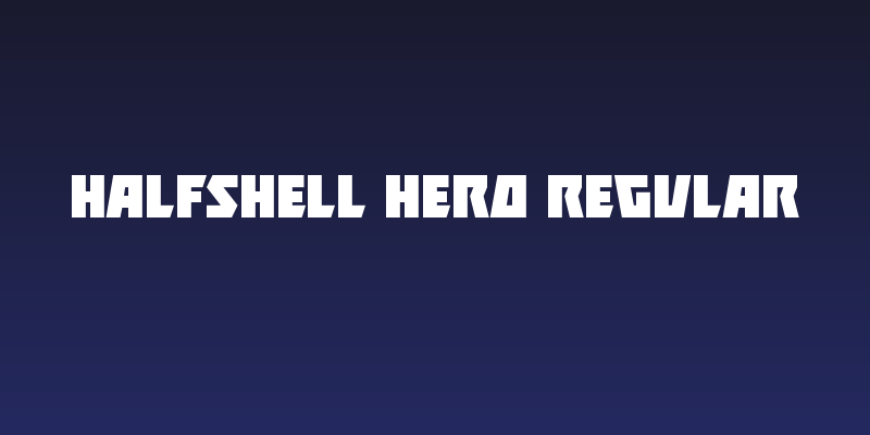 Halfshell Hero Regular Social Header
