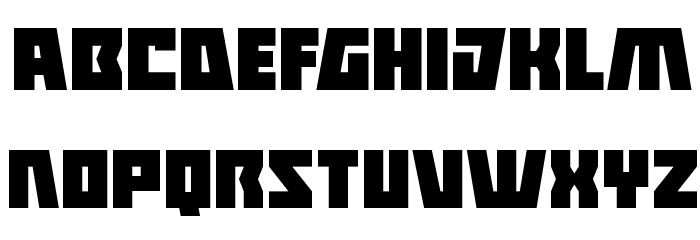 Halfshell Hero Regular Schriftart Kleinbuchstaben