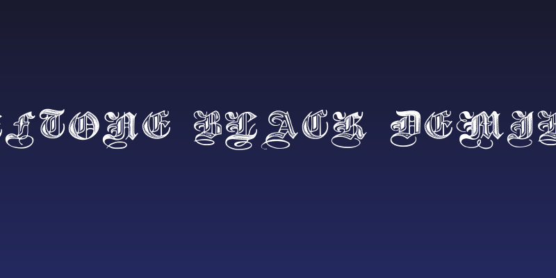 Halftone Black DemiBold Social Header