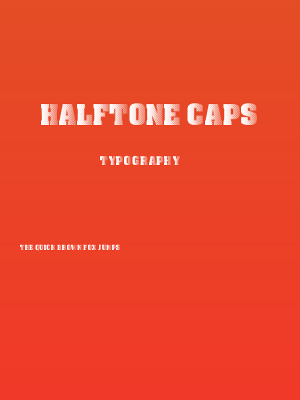 Halftone CAPS Poster