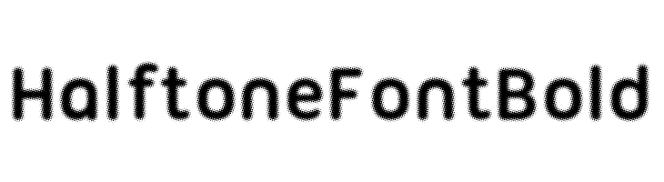 Halftone Font Bold  免费字体下载