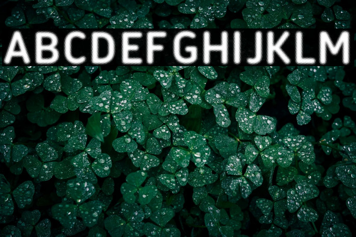 Halftone Font Bold Example 2