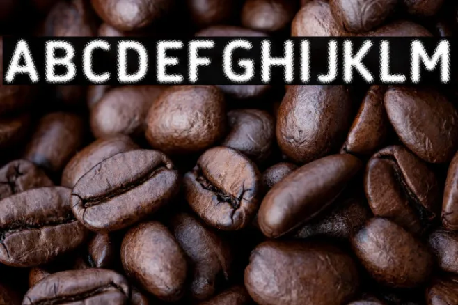 Halftone Font Bold Example 3