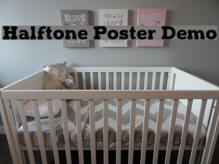 Halftone Poster Demo Font examples