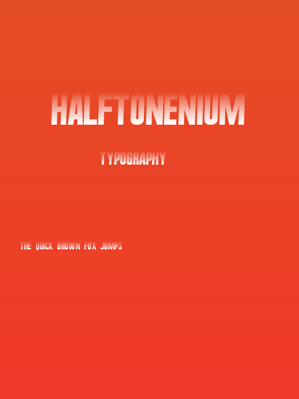 HalftoneNium Poster