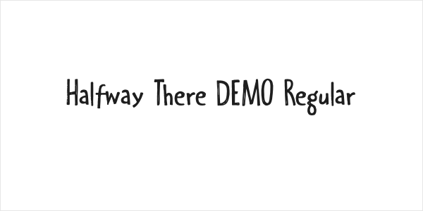 Halfway There DEMO Regular Logo