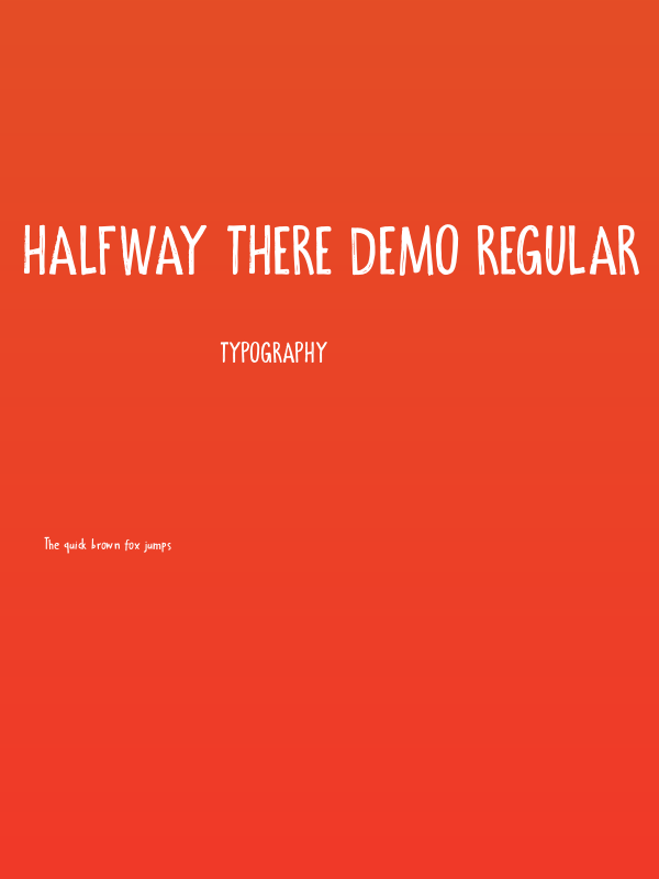Halfway There DEMO Regular Poster