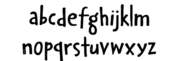 Halfway There DEMO Regular Font LOWERCASE