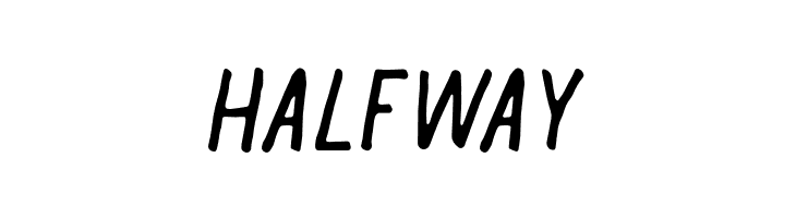 Halfway  Free Fonts Download
