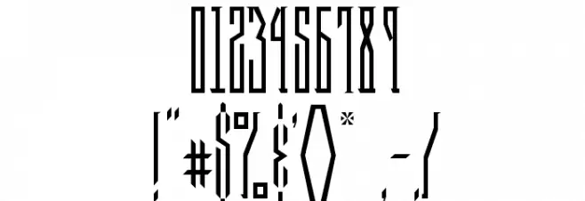 HalfwayHouse Font OTHER CHARS