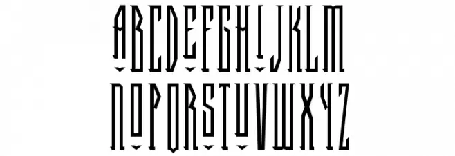 HalfwayHouse 字体 小写