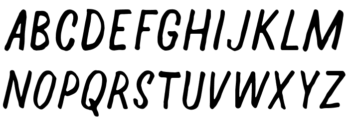 Halfway Font LOWERCASE