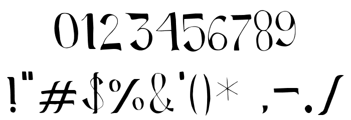 Halgonak Font OTHER CHARS
