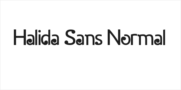 Halida Sans Normal Logo