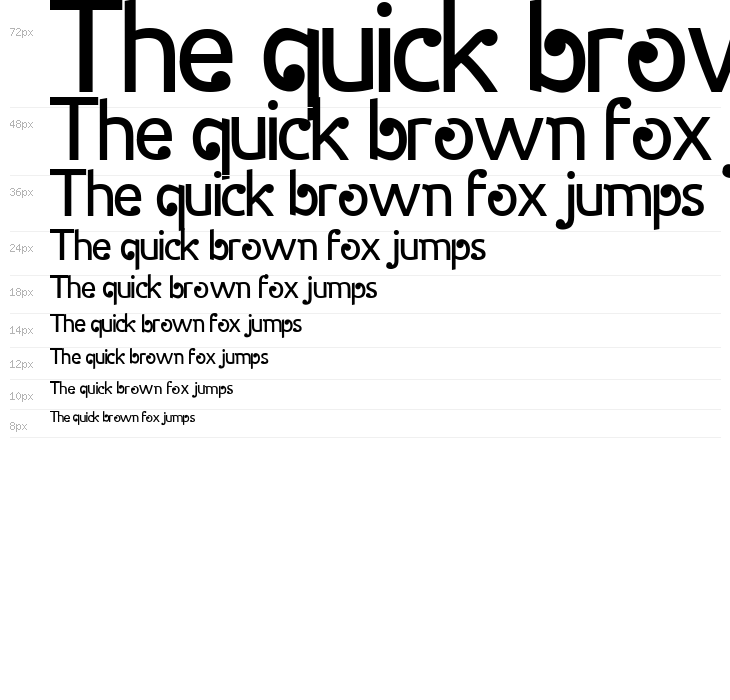 Halida Sans Waterfall