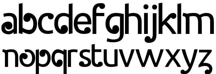 Halida Sans Font LOWERCASE