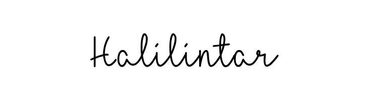 Halilintar  नि: शुल्क फ़ॉन्ट्स डाउनलोड