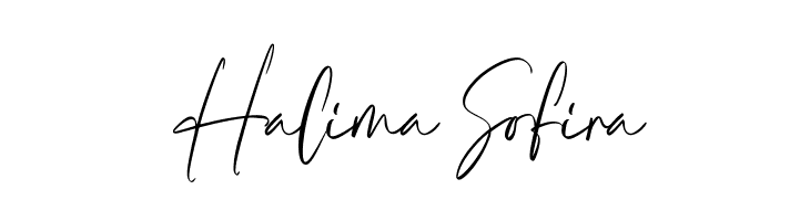 Halima Sofira  font caratteri gratis