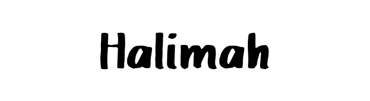 Halimah  Скачать бесплатные шрифты