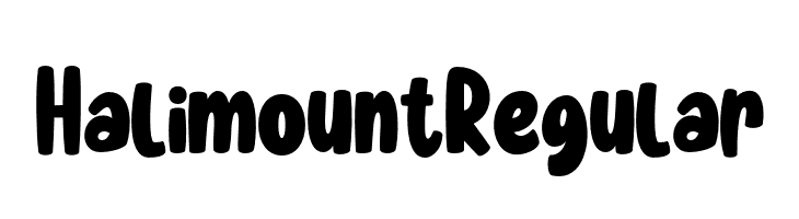 Halimount Regular  font caratteri gratis