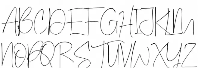 Halimpu Font UPPERCASE