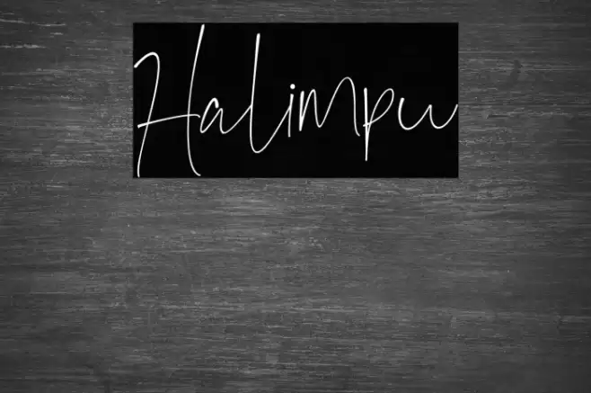 Halimpu फ़ॉन्ट examples