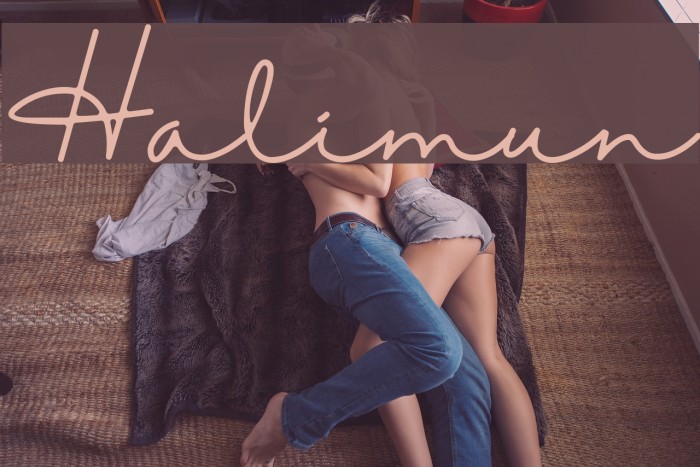 Halimun Шрифта examples
