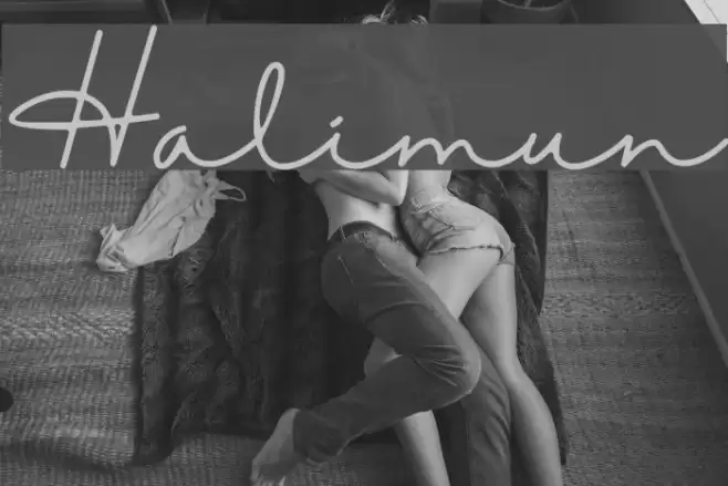 Halimun Font examples