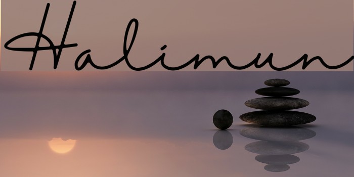Halimun Шрифта examples
