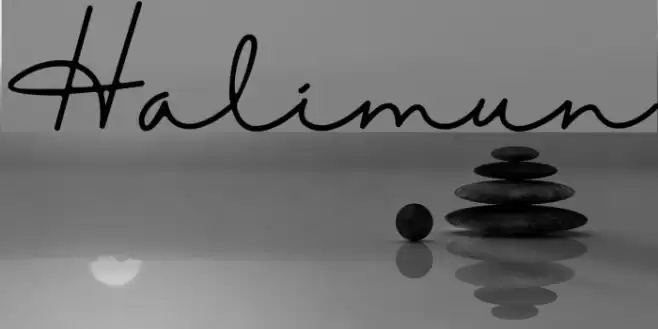 Halimun Font examples