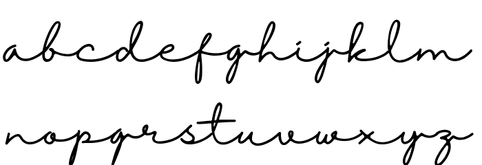 Halimun Font LOWERCASE