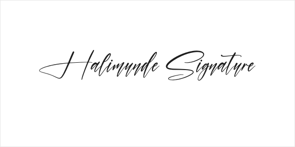 Halimunde Signature Logo