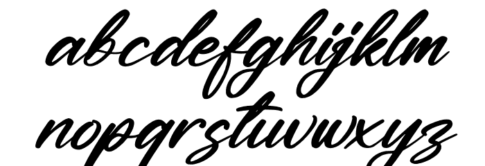 Halingtone William Italic Font LOWERCASE